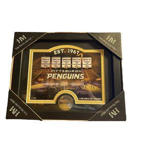 PITTSBURGH PENGUINS MINT COIN FRAMED STADIUM PHOTO & COIN by HIGHLAND MINT NEW